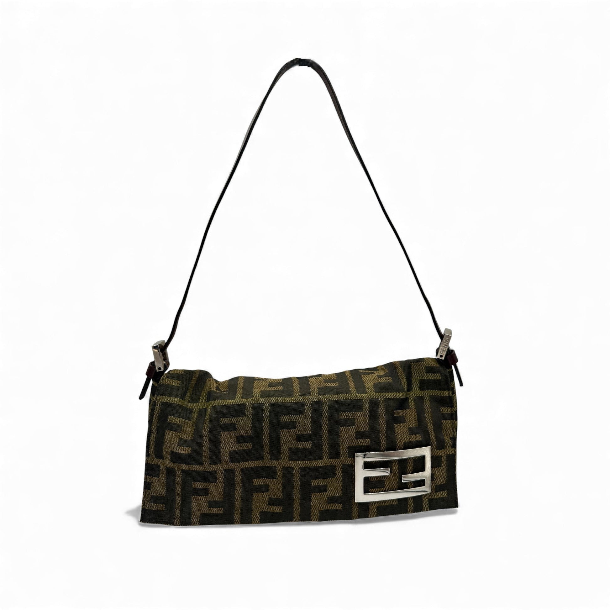 Vintage Fendi Baguette Zucca Monogram Shoulder Bag - Thanks it's Vintage