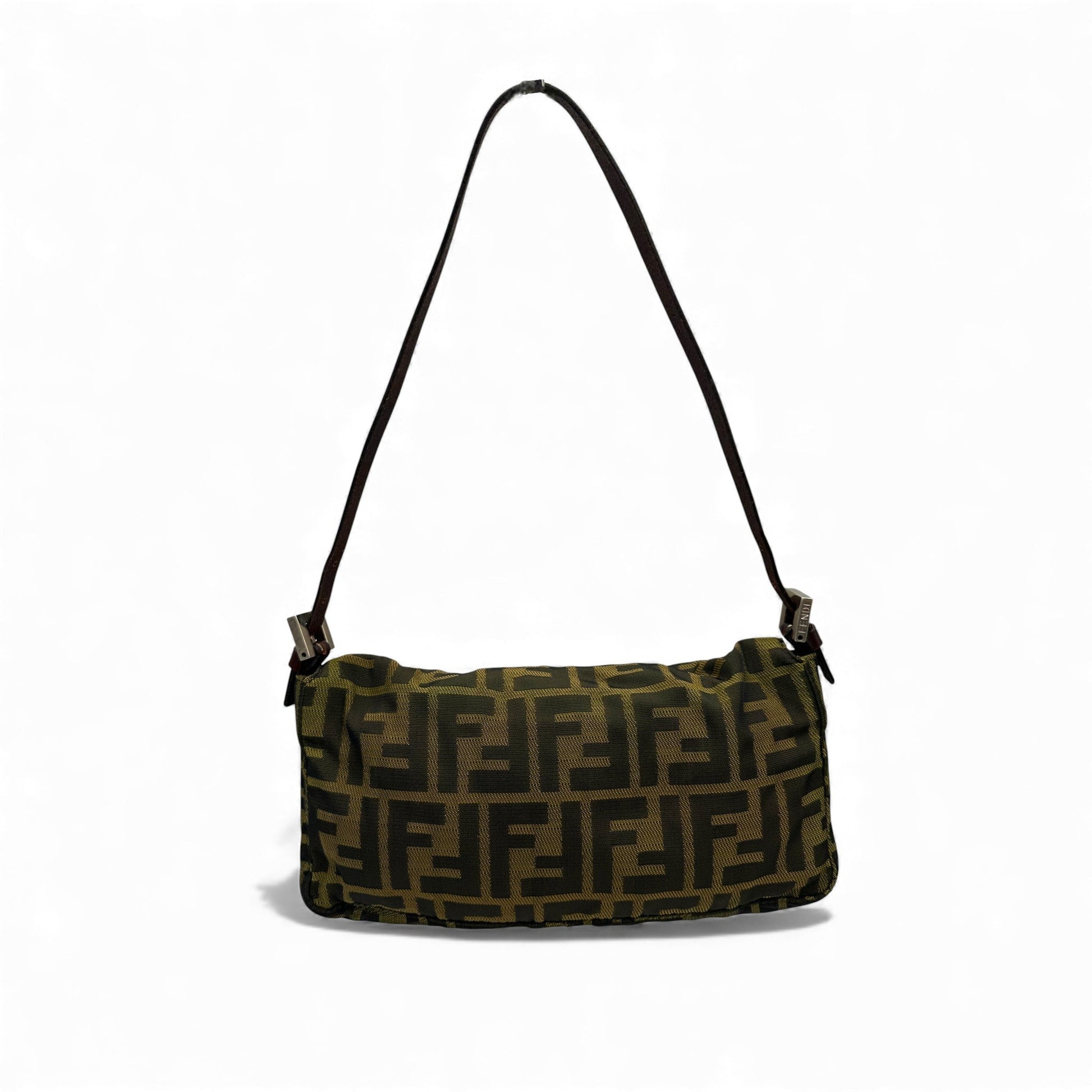 Vintage Fendi Baguette Zucca Monogram Shoulder Bag - Thanks it's Vintage