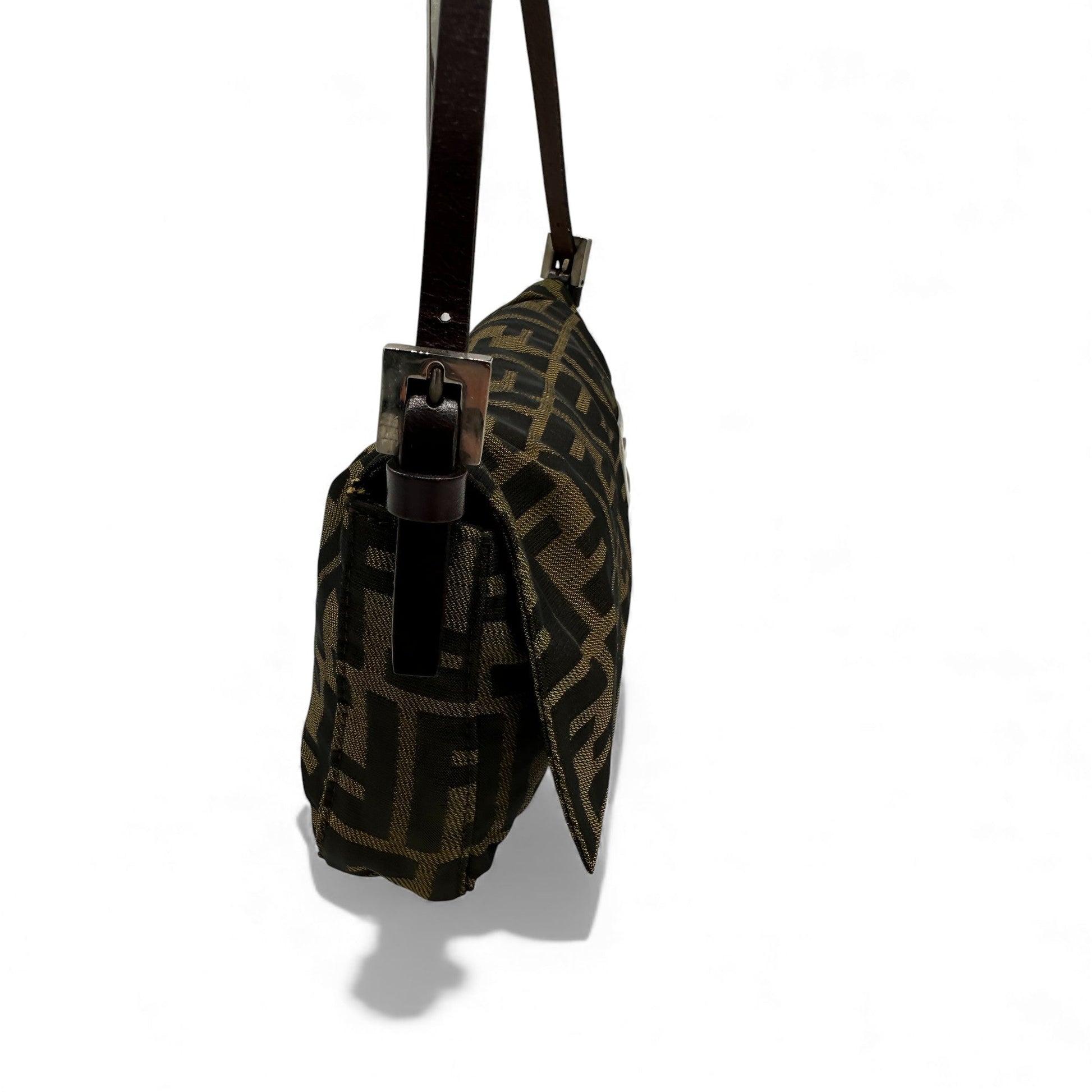 Vintage Fendi Baguette Zucca Monogram Shoulder Bag - Thanks it's Vintage