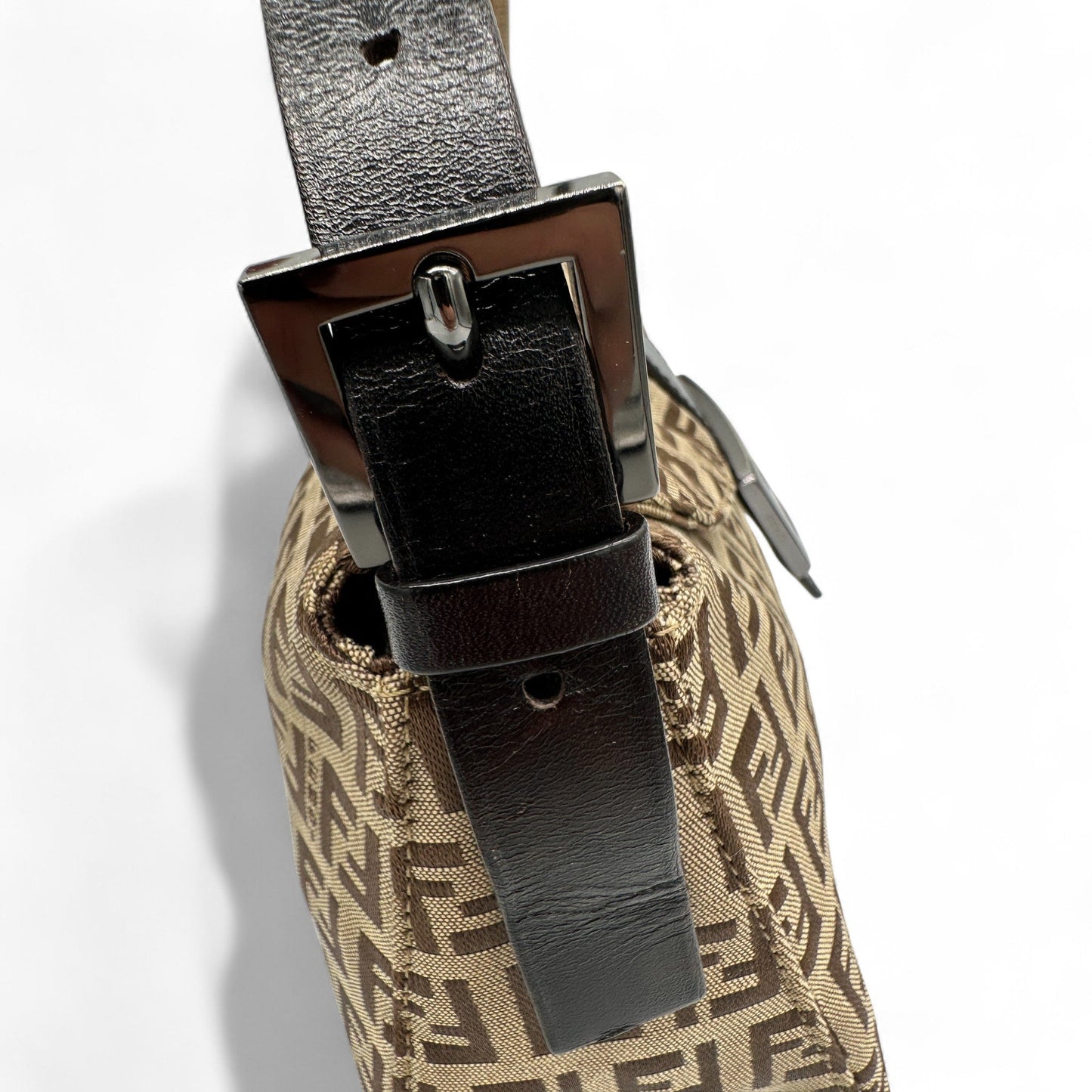 Vintage Fendi Baguette Zucchino Flap Shoulder Bag - Thanks it's Vintage