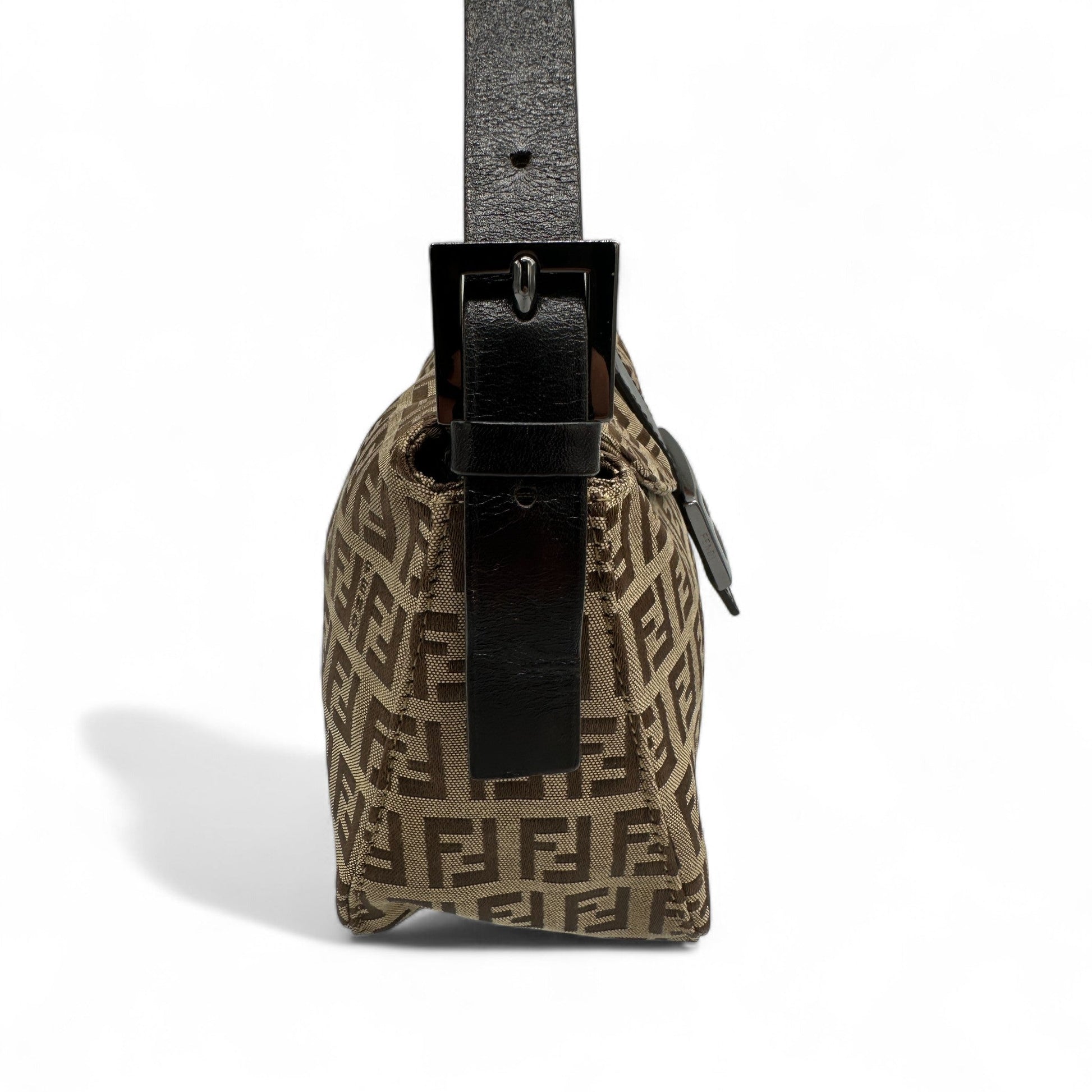 Vintage Fendi Baguette Zucchino Flap Shoulder Bag - Thanks it's Vintage