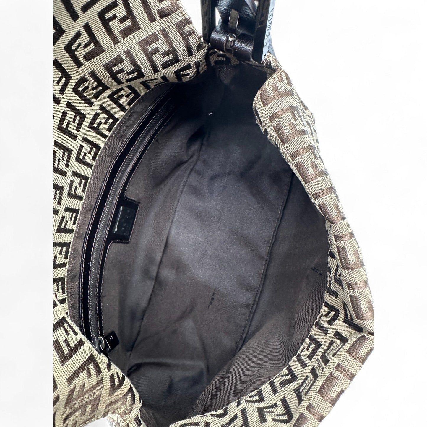 Vintage Fendi Baguette Zucchino Flap Shoulder Bag - Thanks it's Vintage