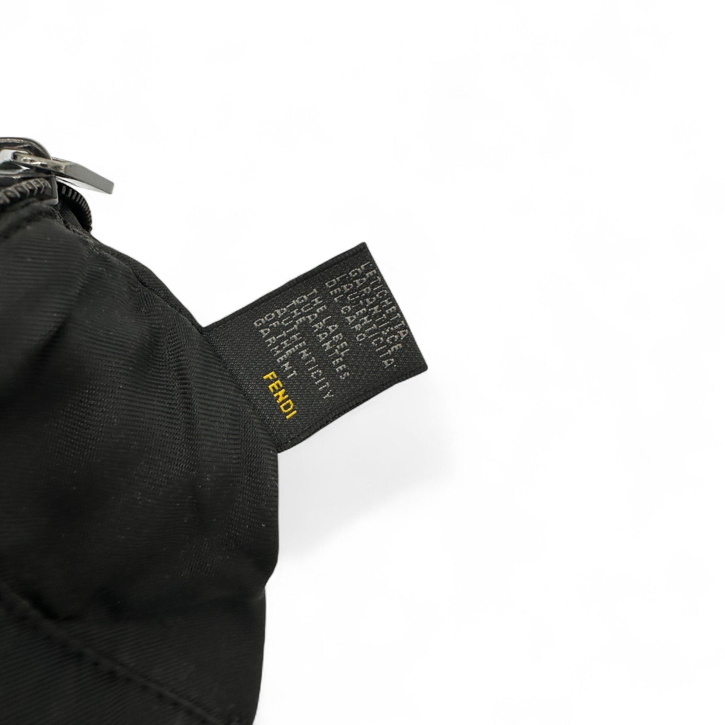 Vintage Fendi Black Zucca Pochette Shoulder Bag - Thanks it's Vintage