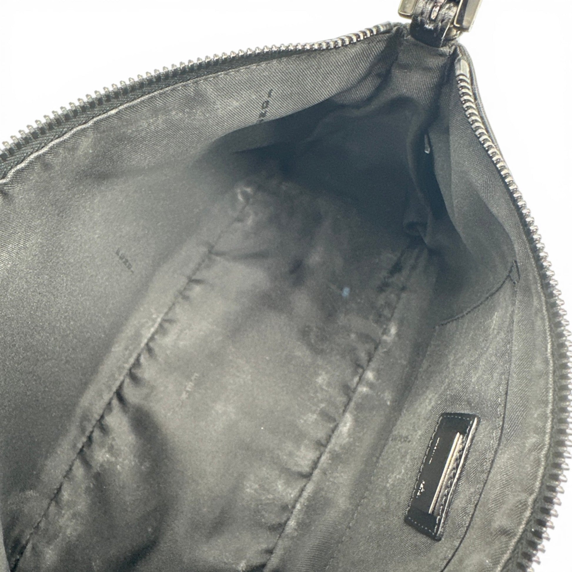 Vintage Fendi Black Zucchino Shoulder Bag - Thanks it's Vintage
