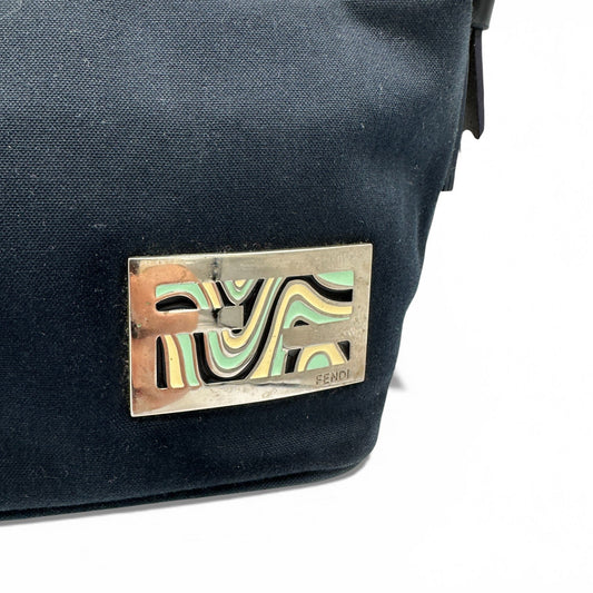 Vintage Fendi Denim Navy Pochette Shoulder Bag - Thanks it's Vintage