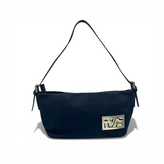 Vintage Fendi Denim Navy Pochette Shoulder Bag - Thanks it's Vintage