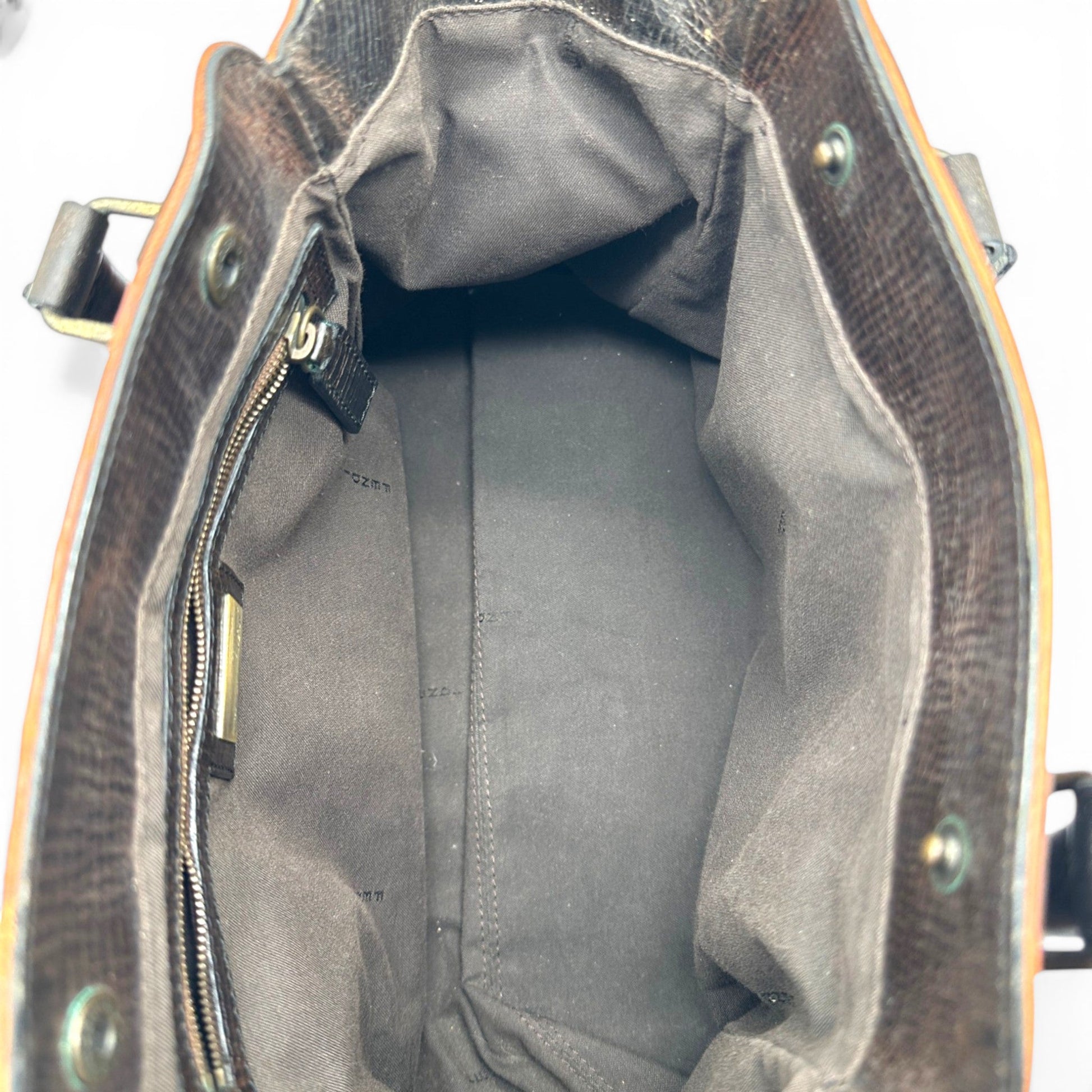 Vintage Fendi Ethnico Brown Leather Handbag - Thanks it's Vintage