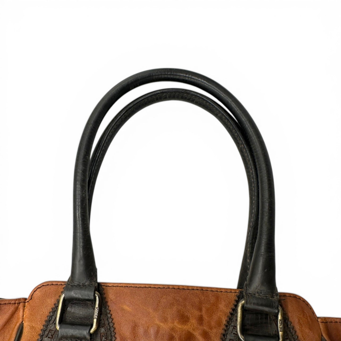 Vintage Fendi Ethnico Brown Leather Handbag - Thanks it's Vintage