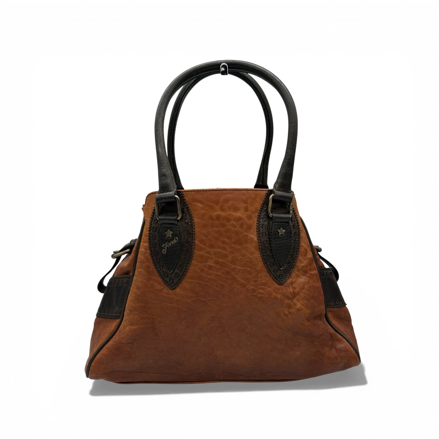 Vintage Fendi Ethnico Brown Leather Handbag - Thanks it's Vintage