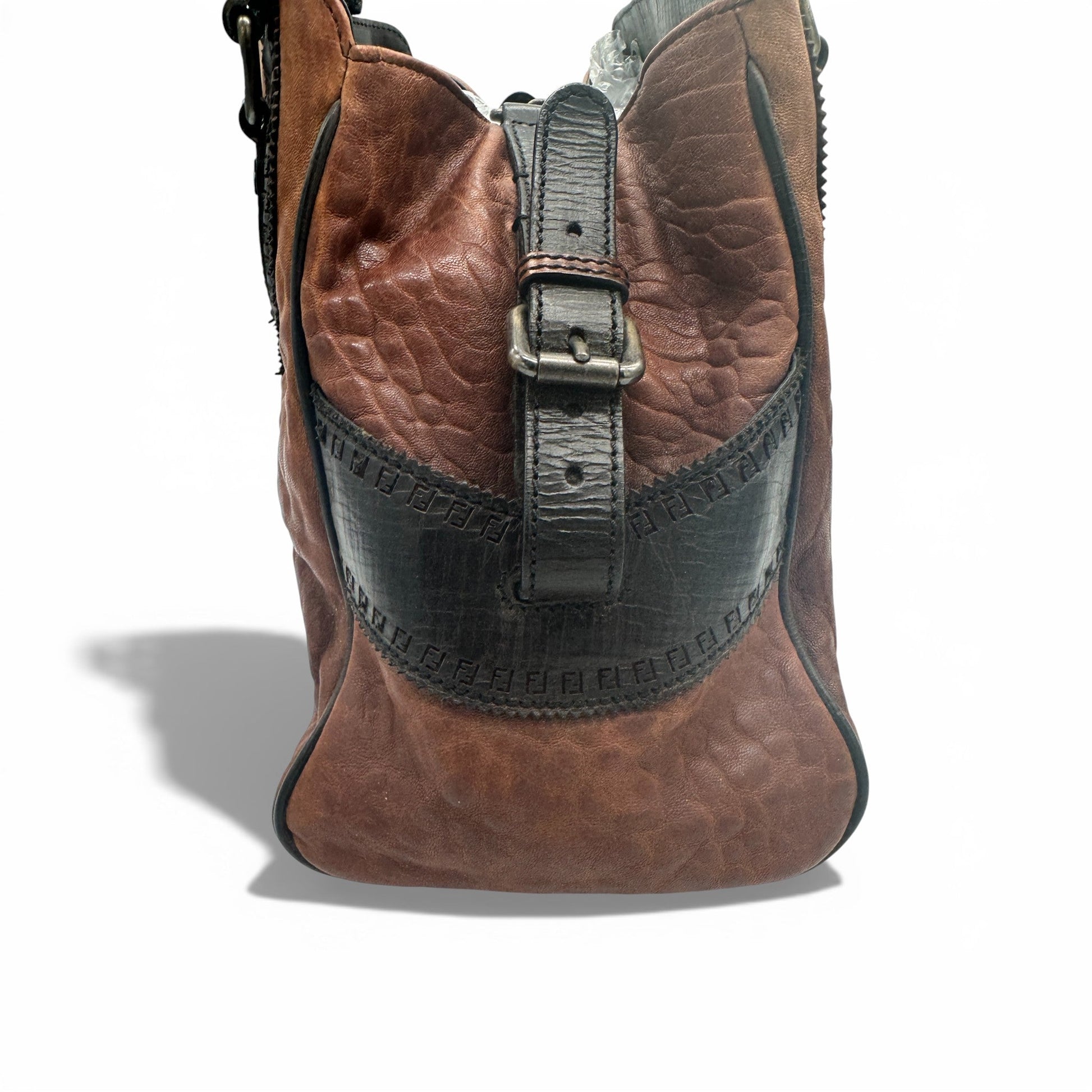 Vintage Fendi Ethnico Brown Leather Handbag - Thanks it's Vintage