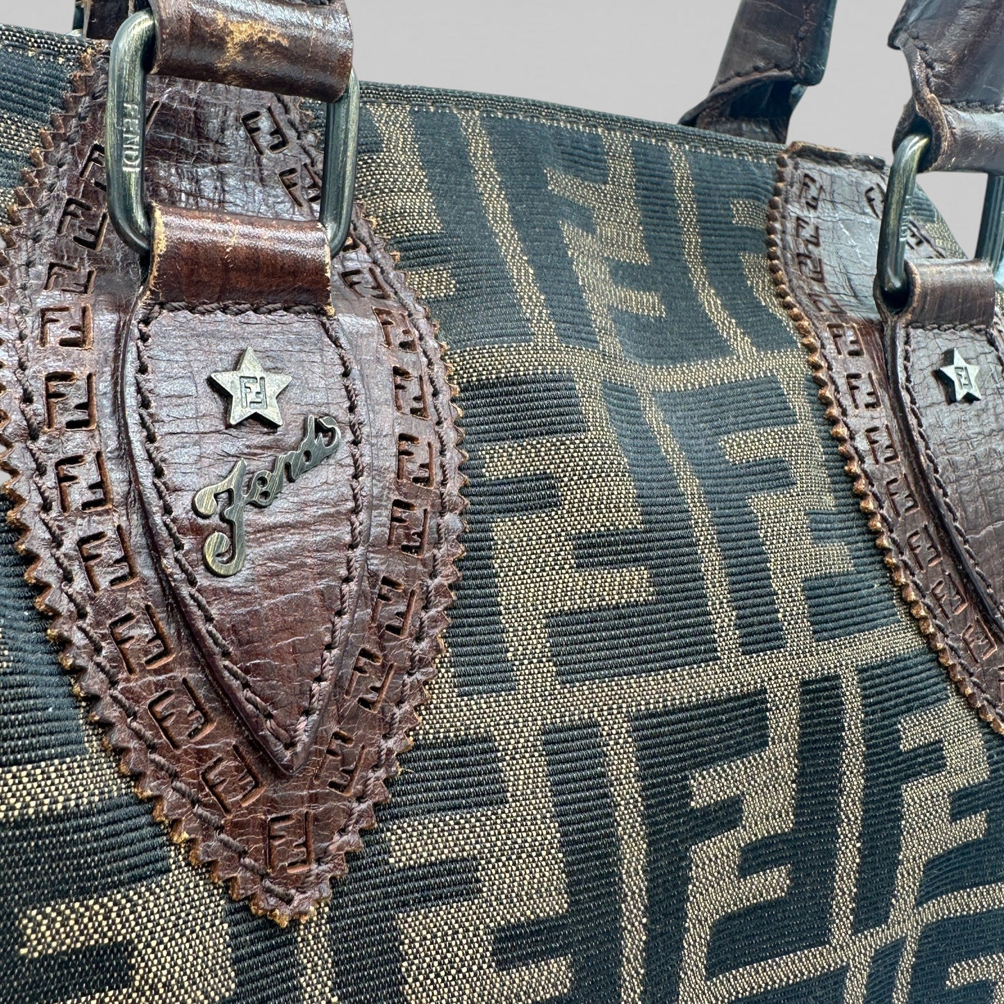 Vintage Fendi Etnico Zucca Handbag - Thanks it's Vintage