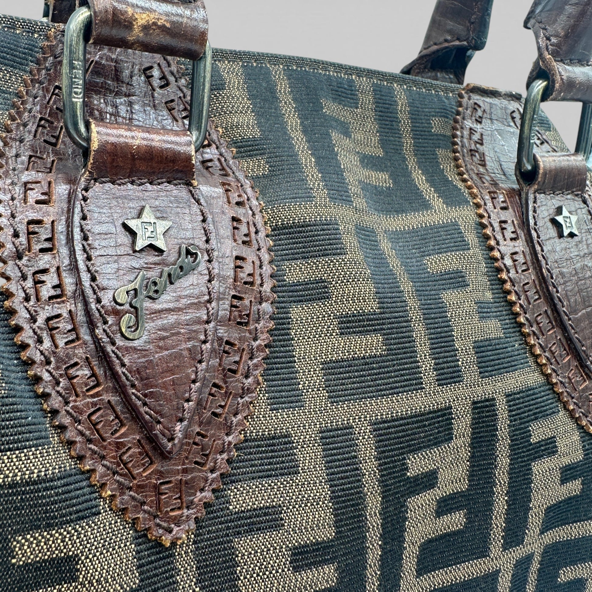 Vintage Fendi Etnico Zucca Handbag - Thanks it's Vintage