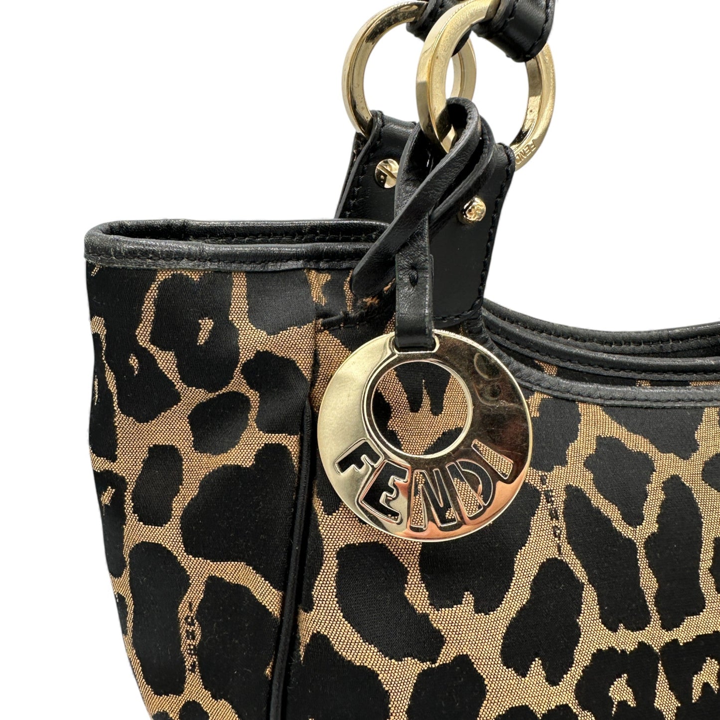 Vintage Fendi Leopard Print Chef Tote - Thanks it's Vintage