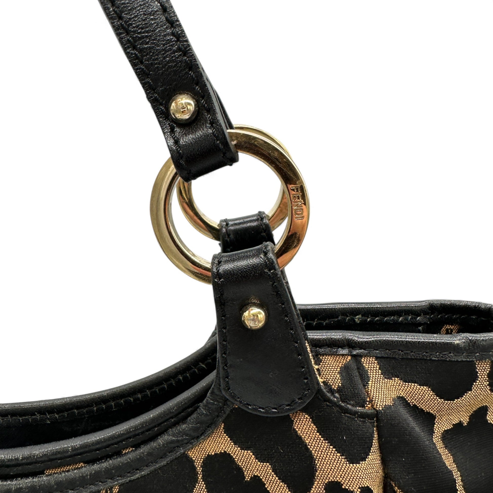 Vintage Fendi Leopard Print Chef Tote - Thanks it's Vintage