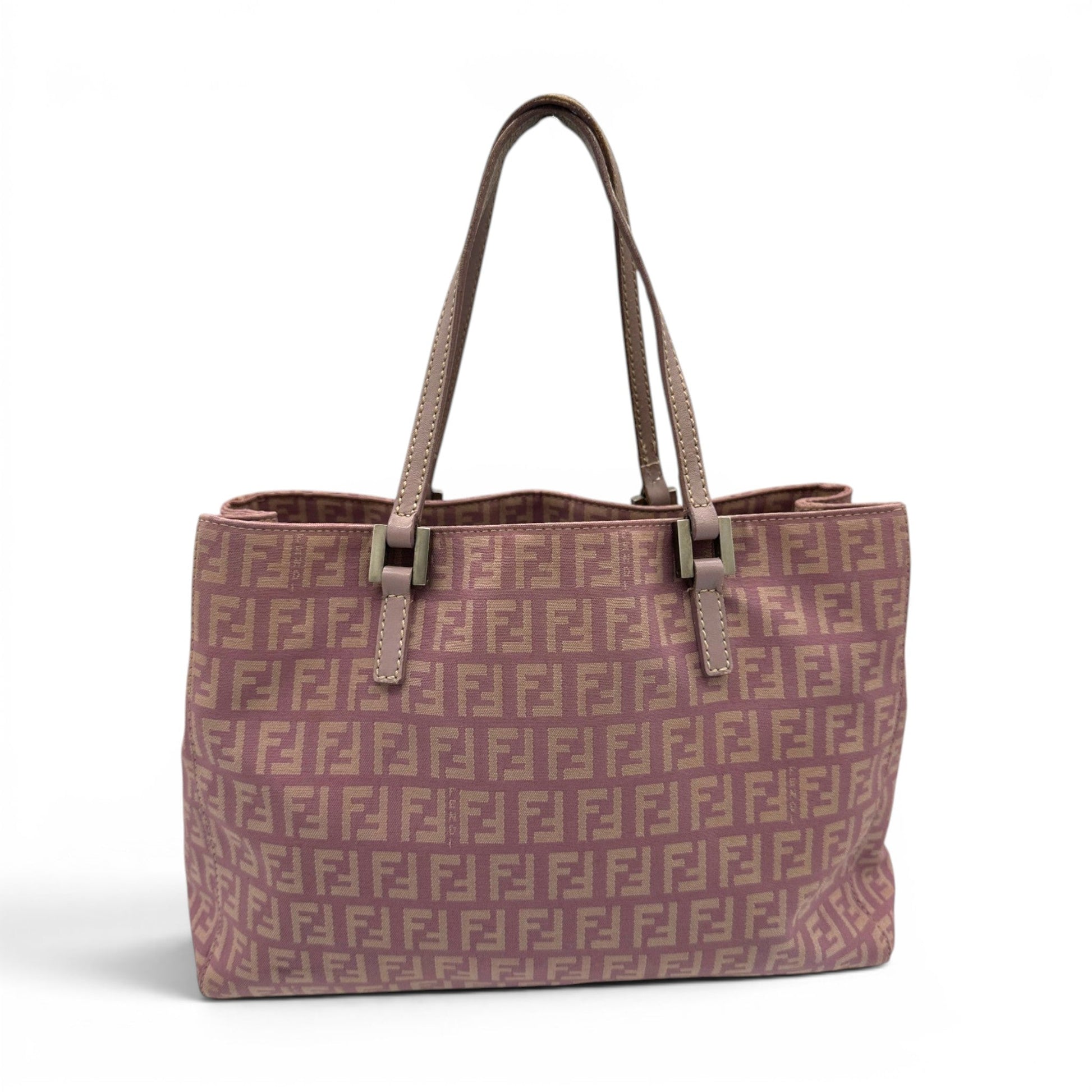Vintage Fendi Lilac Fendi Zucchino Tote Shoulder Bag - Thanks it's Vintage