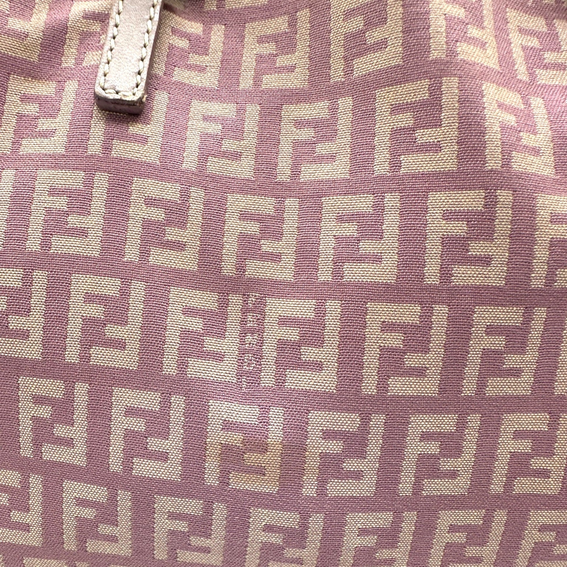 Vintage Fendi Lilac Fendi Zucchino Tote Shoulder Bag - Thanks it's Vintage