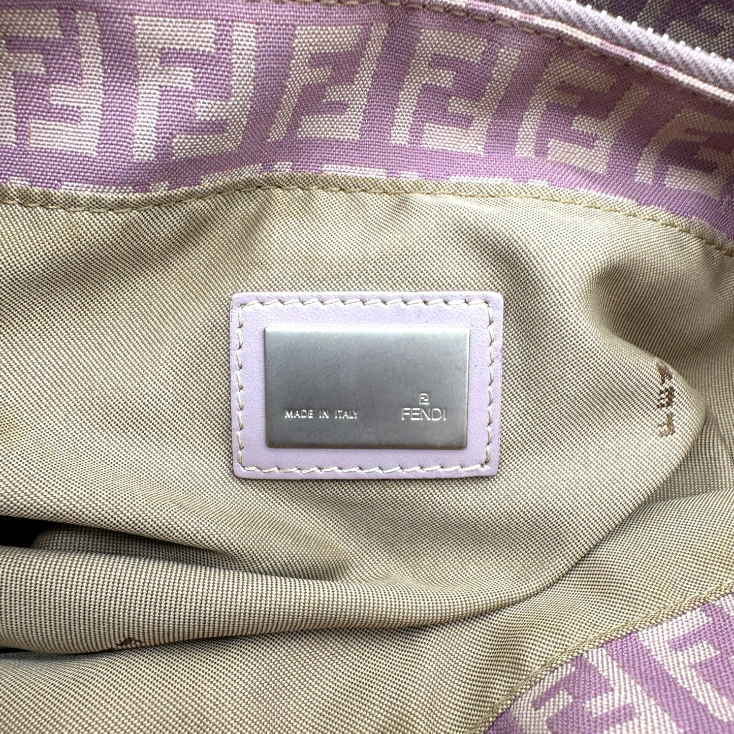 Vintage Fendi Lilac Fendi Zucchino Tote Shoulder Bag - Thanks it's Vintage