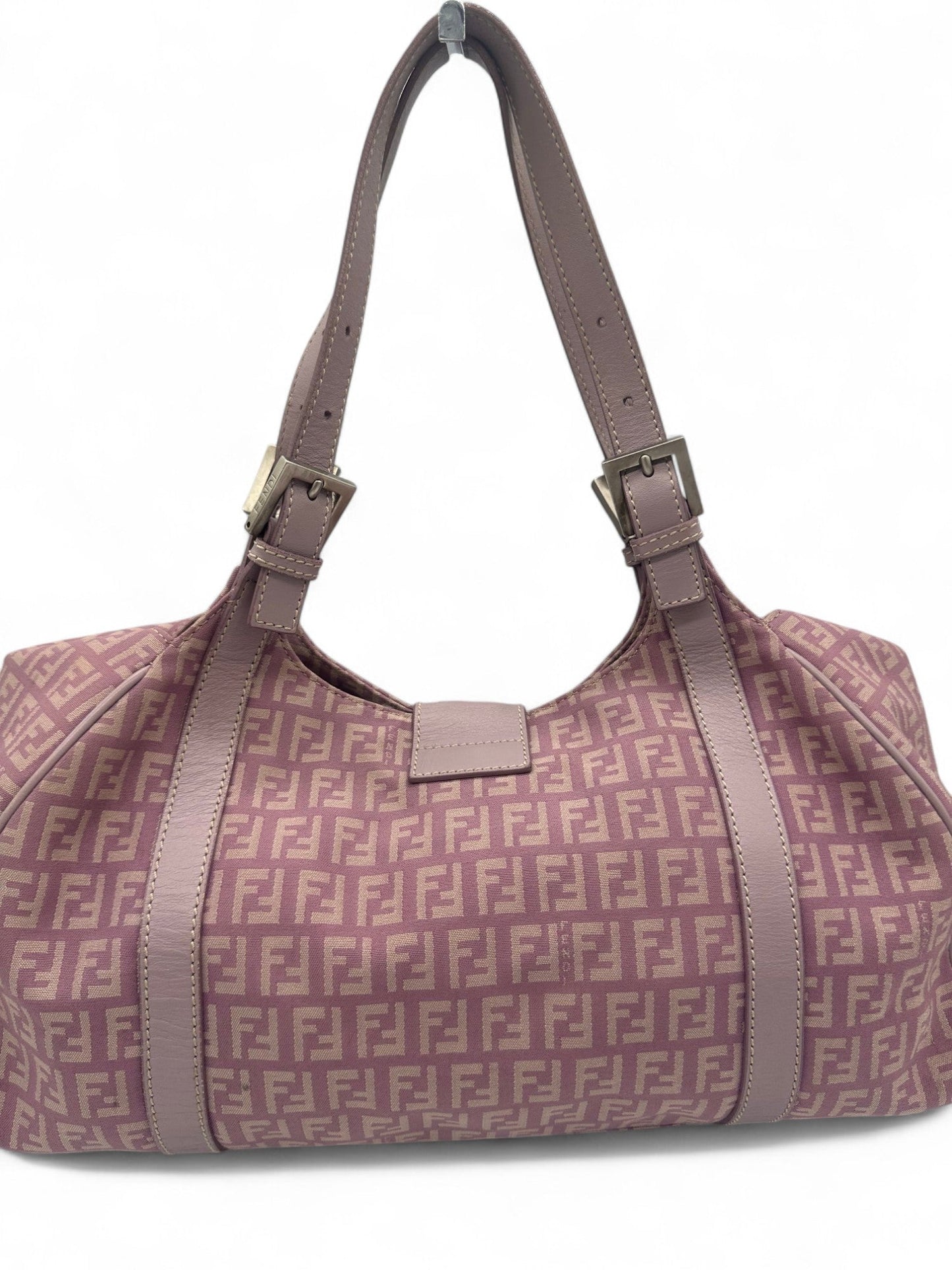 Vintage Fendi Lilac Fendi Zucchino Tote Shoulder Bag - Thanks it's Vintage