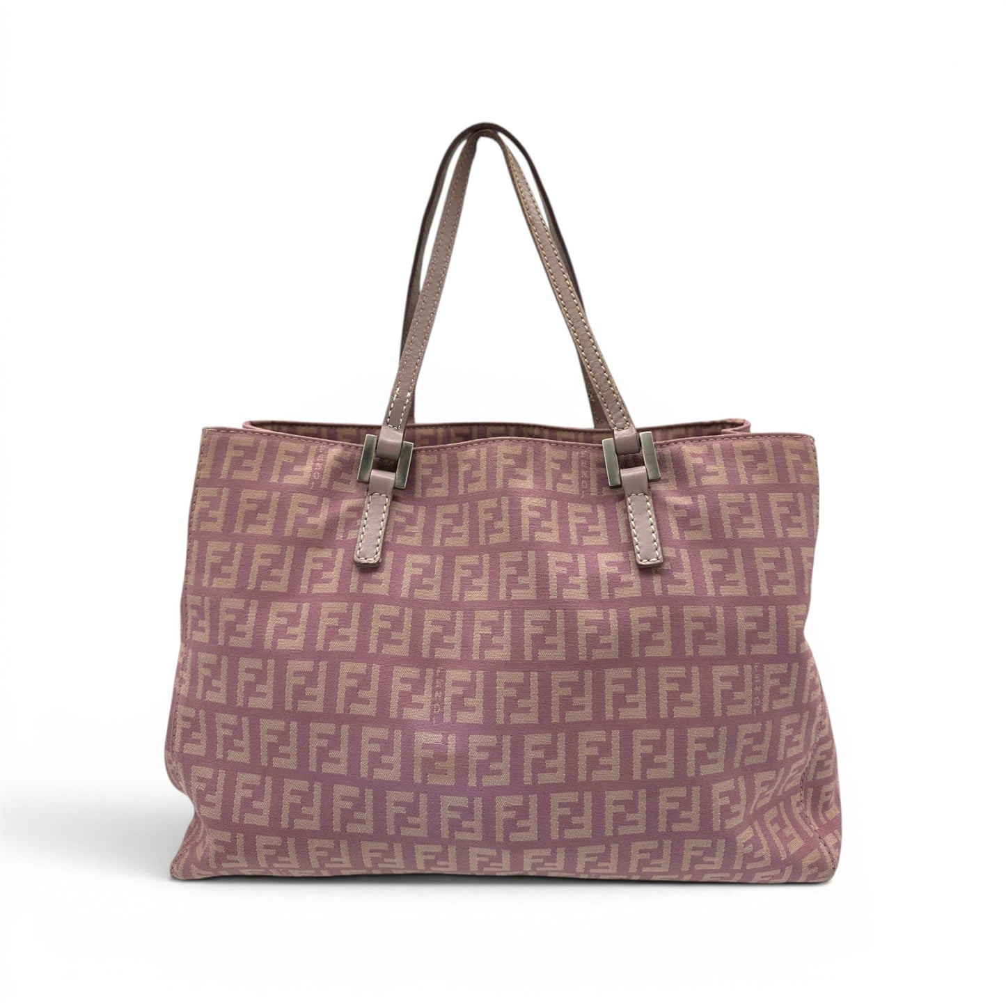 Vintage Fendi Lilac Fendi Zucchino Tote Shoulder Bag - Thanks it's Vintage