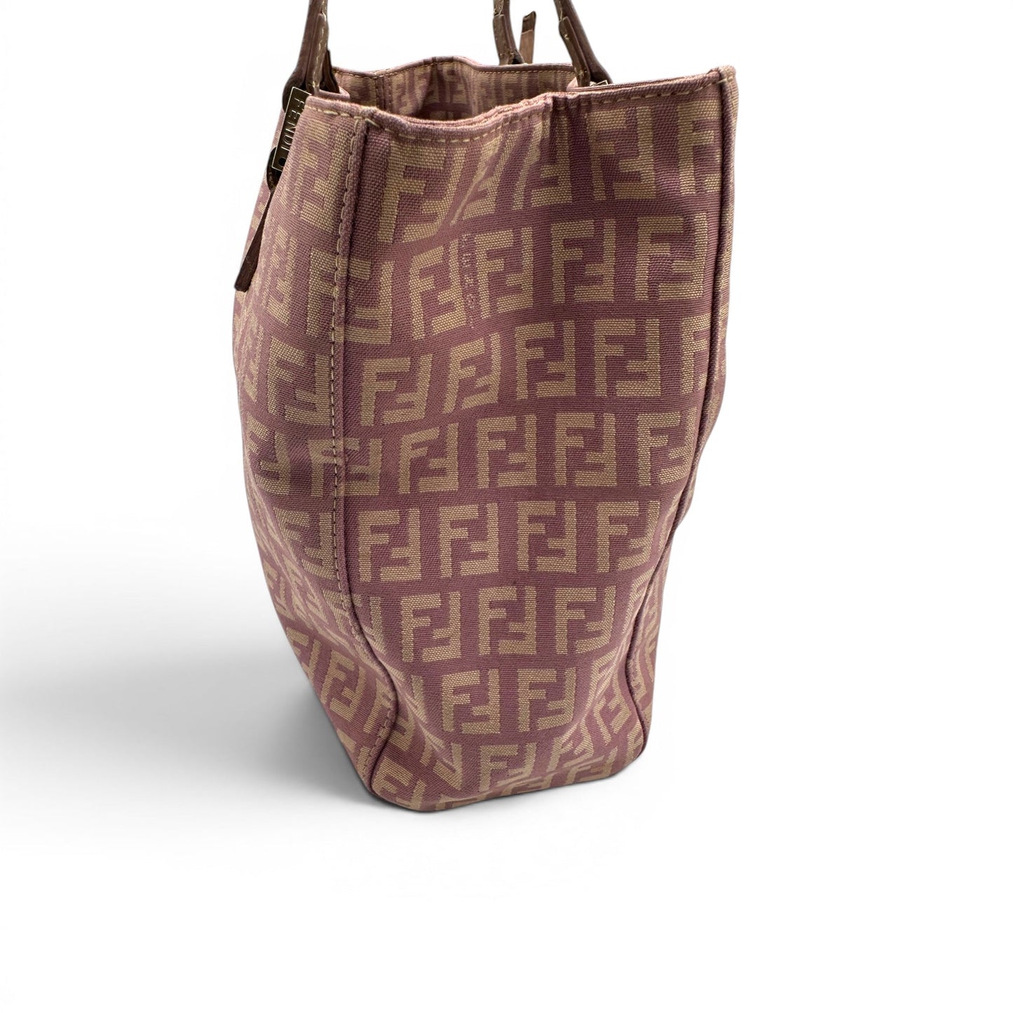 Vintage Fendi Lilac Fendi Zucchino Tote Shoulder Bag - Thanks it's Vintage