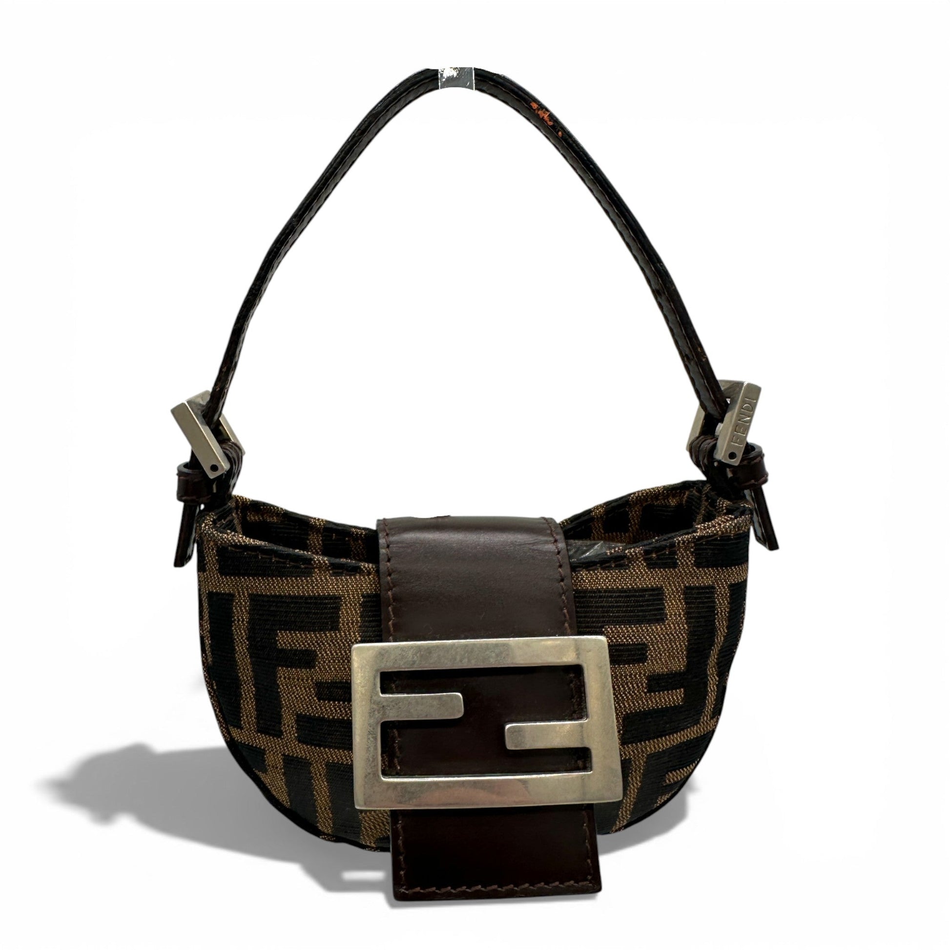 Vintage Fendi Mini Croissant Zucca Handbag - Thanks it's Vintage