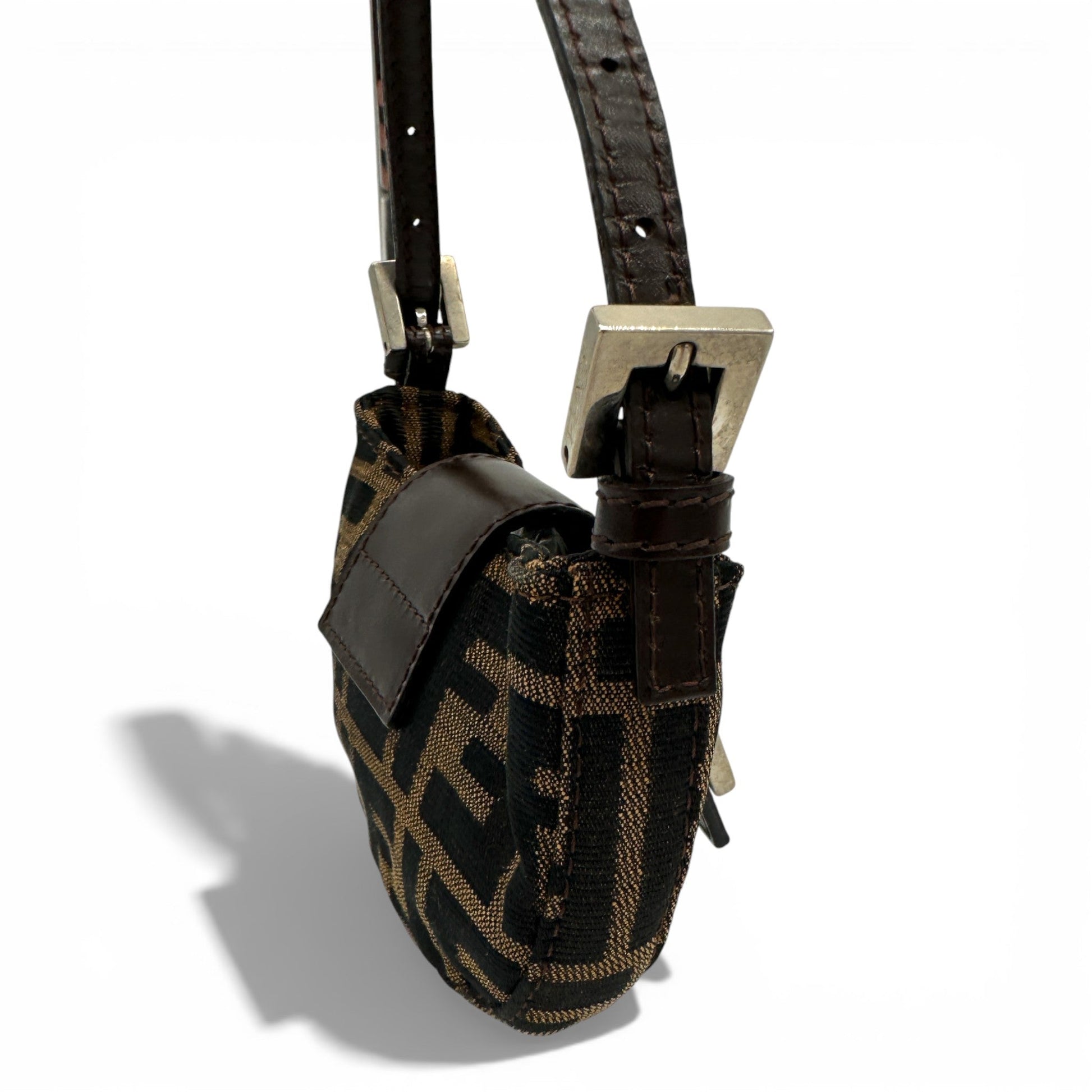 Vintage Fendi Mini Croissant Zucca Handbag - Thanks it's Vintage