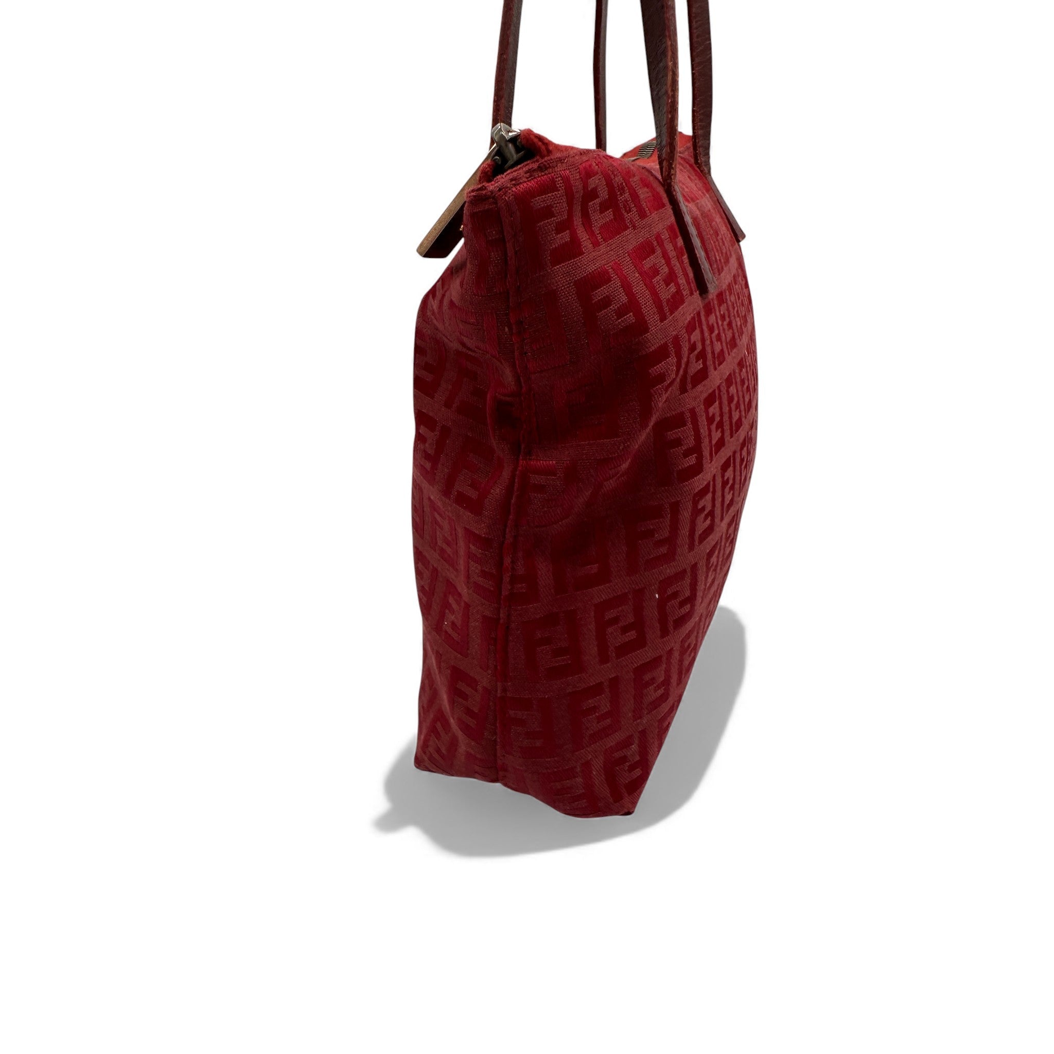 Vintage Fendi Red Zucchino Tote Shoulder Bag – Thanks it's Vintage