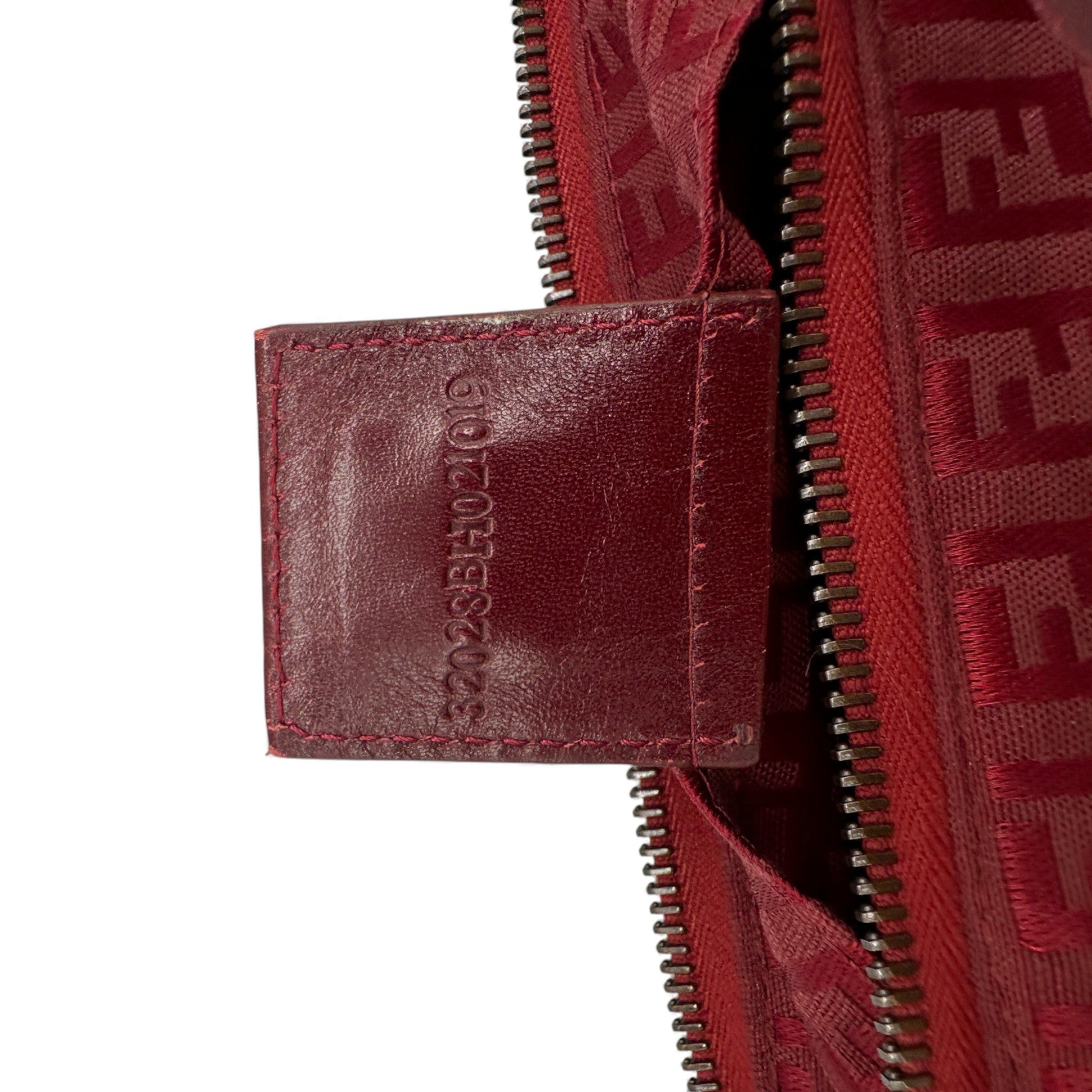 Vintage Fendi Red Zucchino Tote Shoulder Bag - Thanks it's Vintage