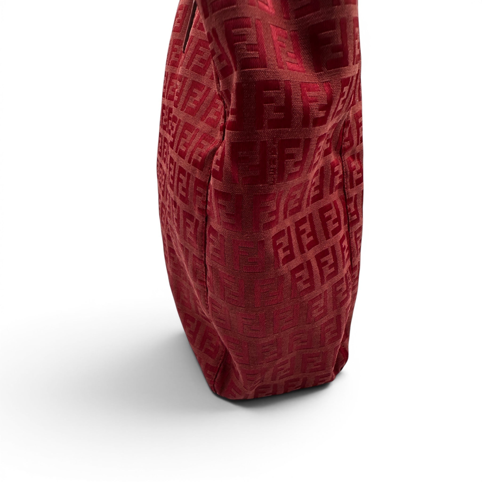 FENDI ビンテージ Y2Kショルダーバッグ レッド Vintage Fendi Red Zucchino Tote Shoulder Bag – Thanks it's Vintage