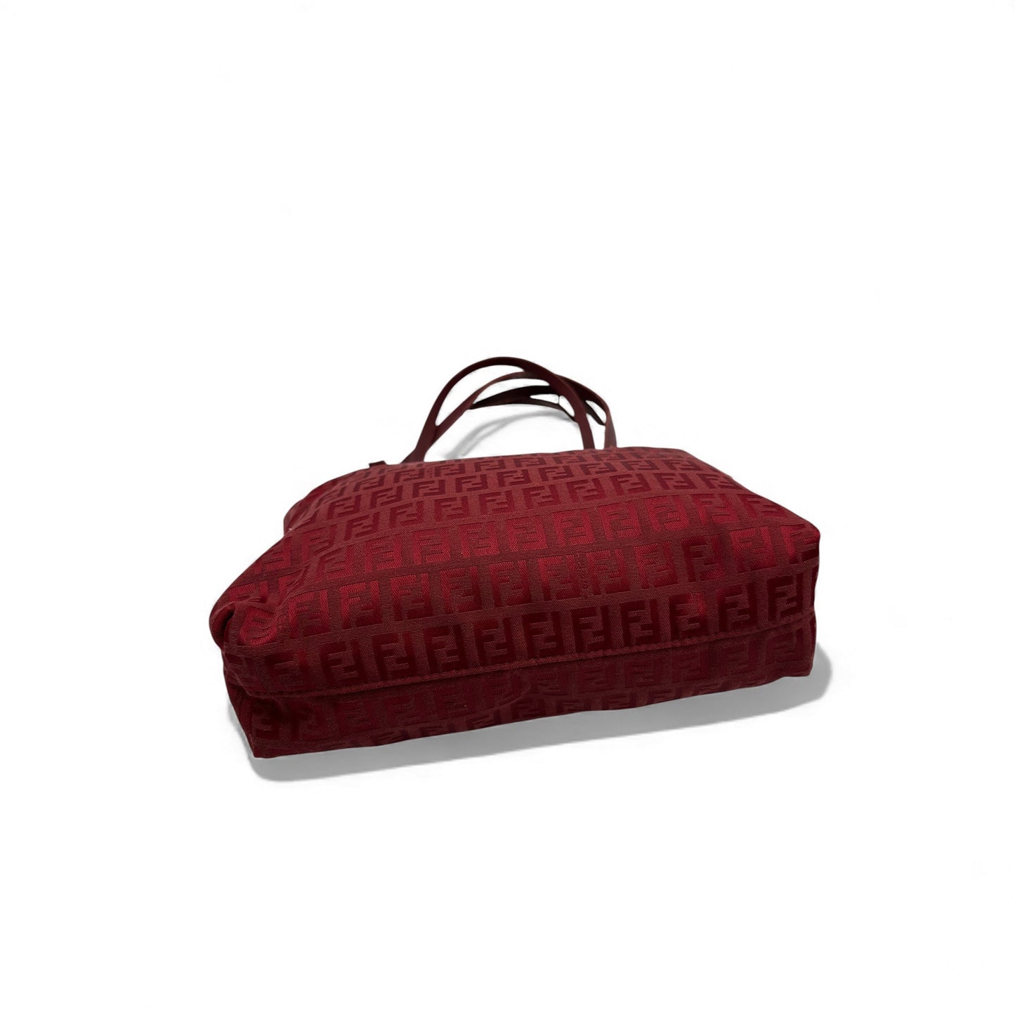 Vintage Fendi Red Zucchino Tote Shoulder Bag - Thanks it's Vintage