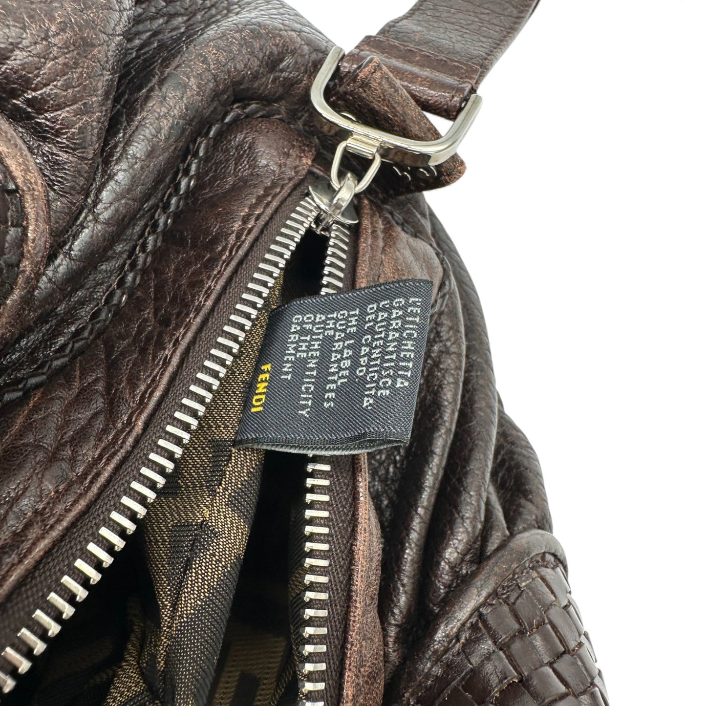 Vintage Fendi Spy Bag in Brown Leather - Thanks it's Vintage