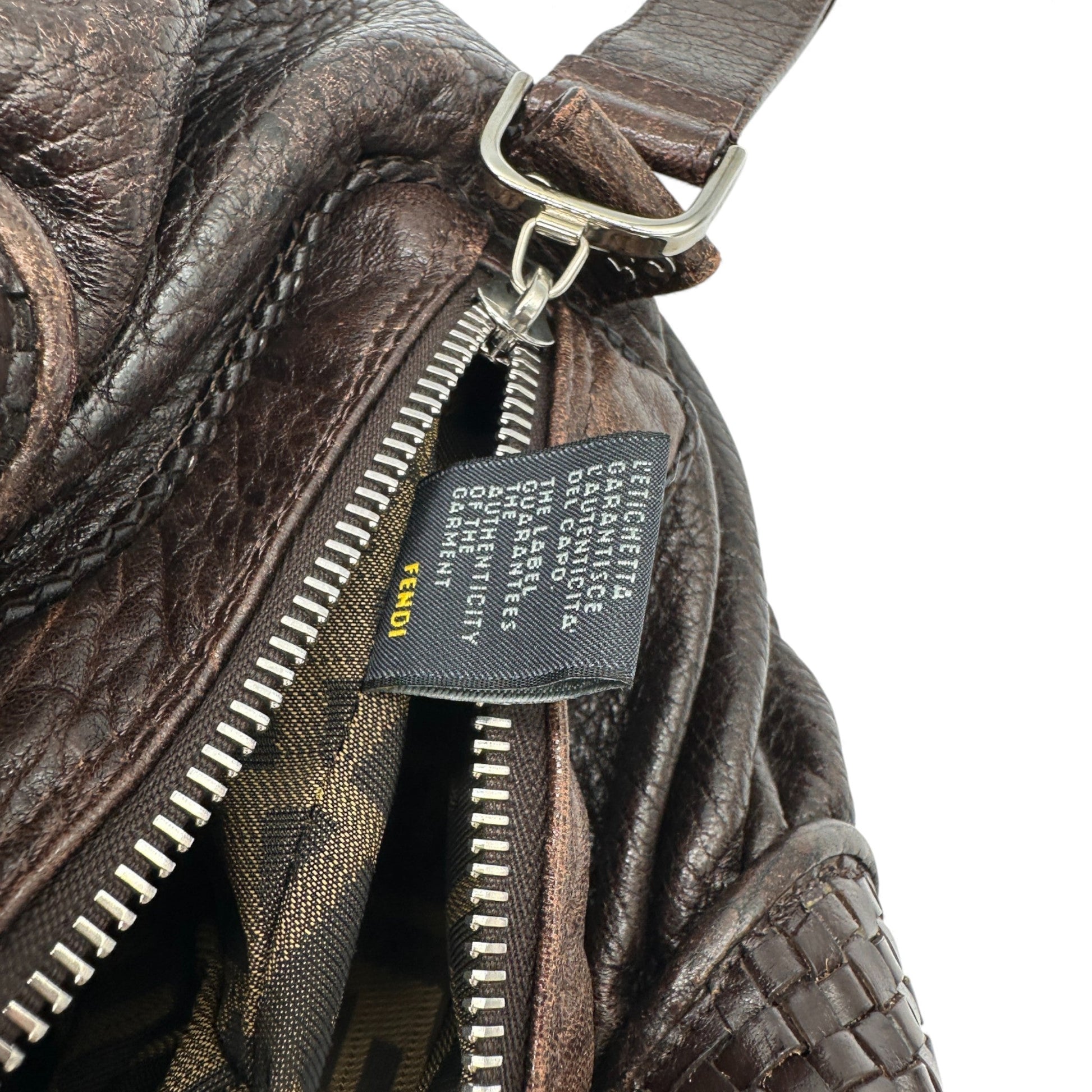 Vintage Fendi Spy Bag in Brown Leather - Thanks it's Vintage