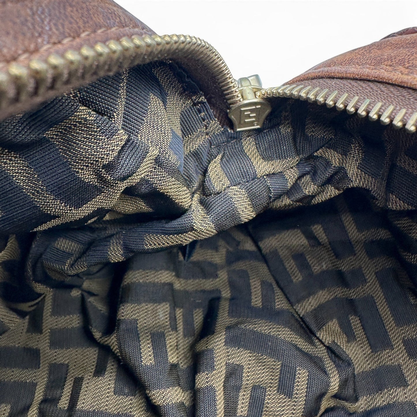 Vintage Fendi Spy Bag Tobacco Brown Leather - Thanks it's Vintage