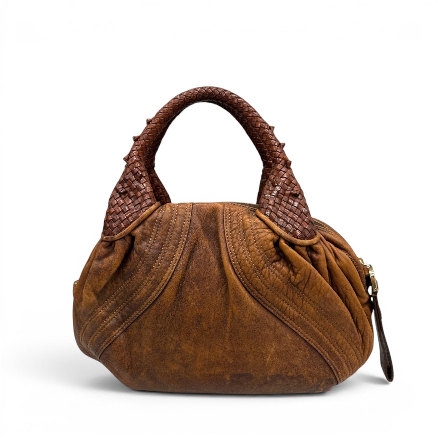 Vintage Fendi Spy Bag Tobacco Brown Leather - Thanks it's Vintage