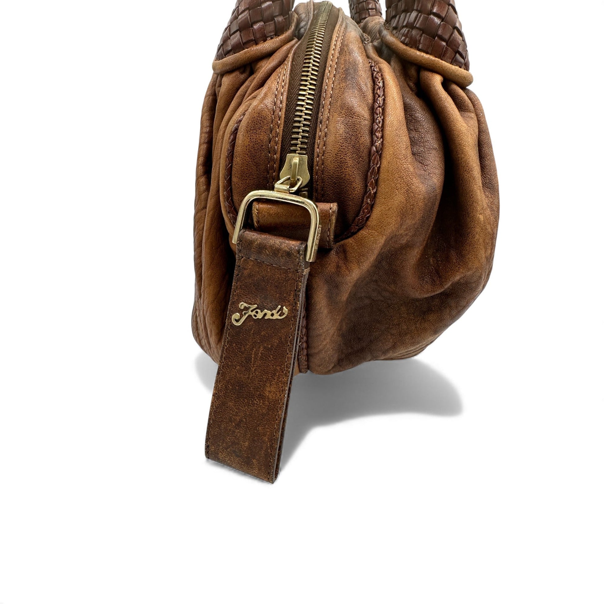 Vintage Fendi Spy Bag Tobacco Brown Leather - Thanks it's Vintage