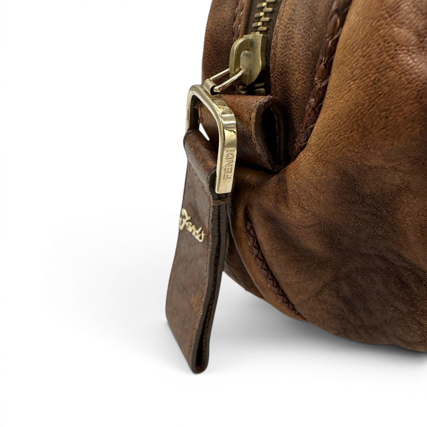 Vintage Fendi Spy Bag Tobacco Brown Leather - Thanks it's Vintage