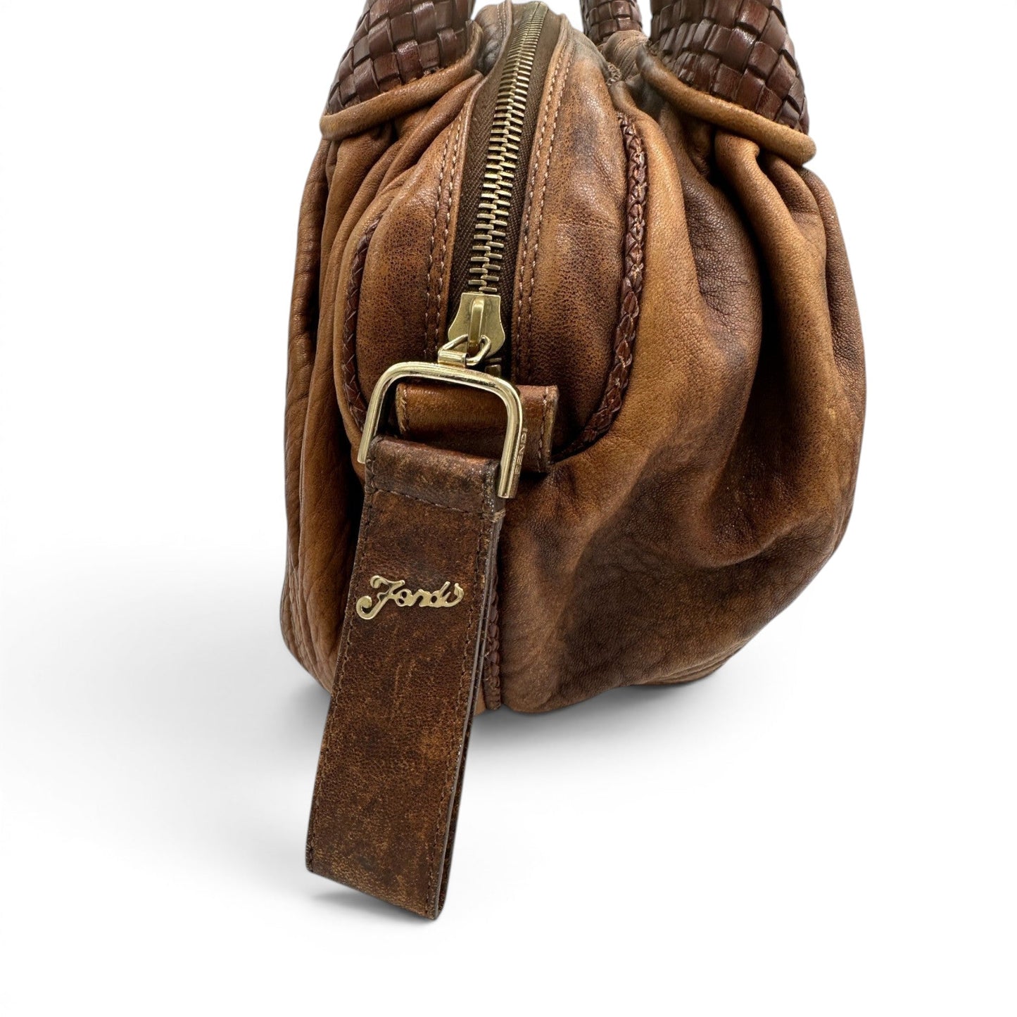Vintage Fendi Spy Bag Tobacco Brown Leather - Thanks it's Vintage