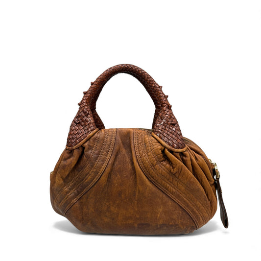 Vintage Fendi Spy Bag Tobacco Brown Leather - Thanks it's Vintage