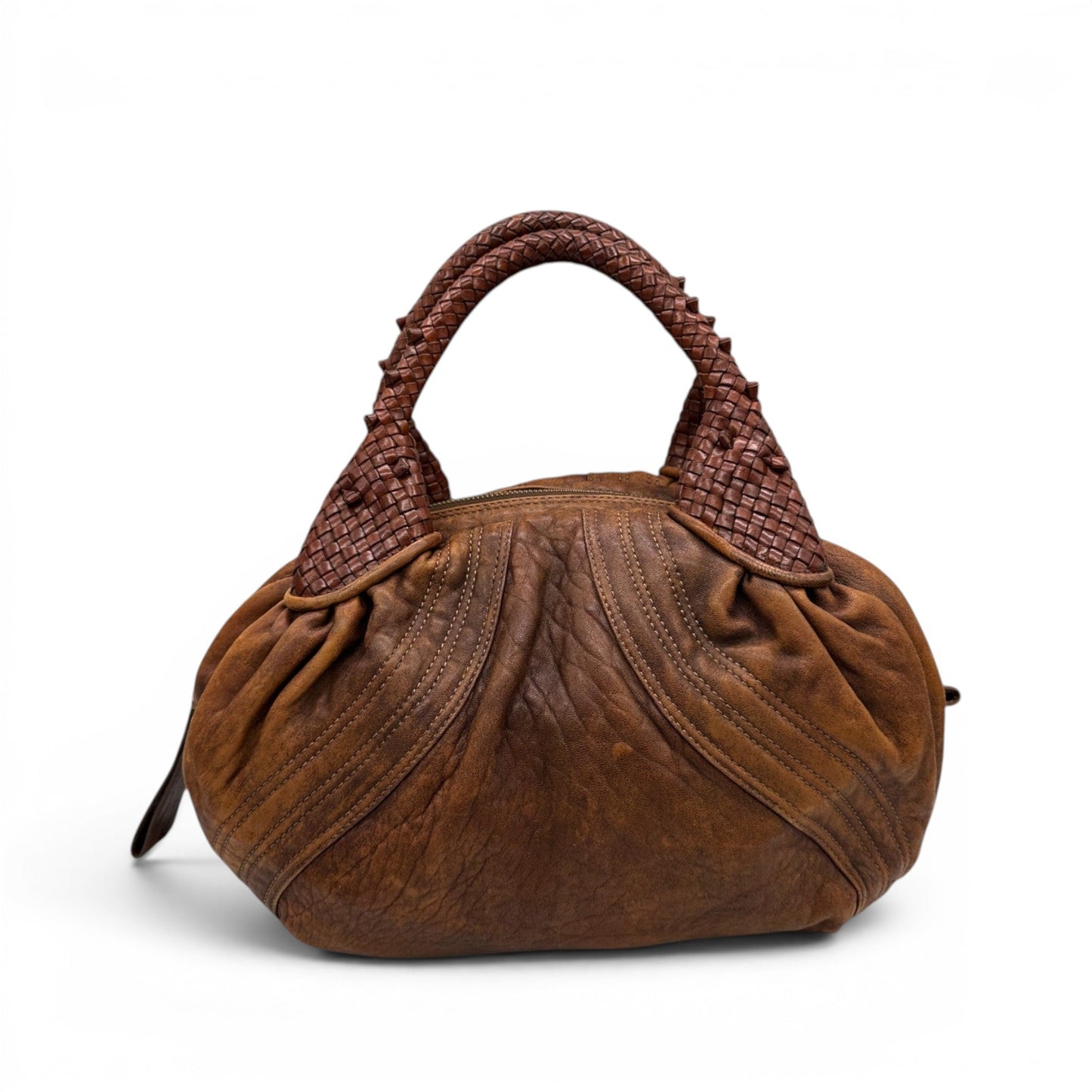 Vintage Fendi Spy Bag Tobacco Brown Leather - Thanks it's Vintage