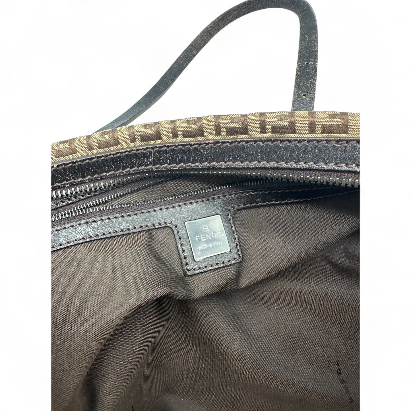 Vintage Fendi Zucca East West Boston Bag - Thanks it's Vintage