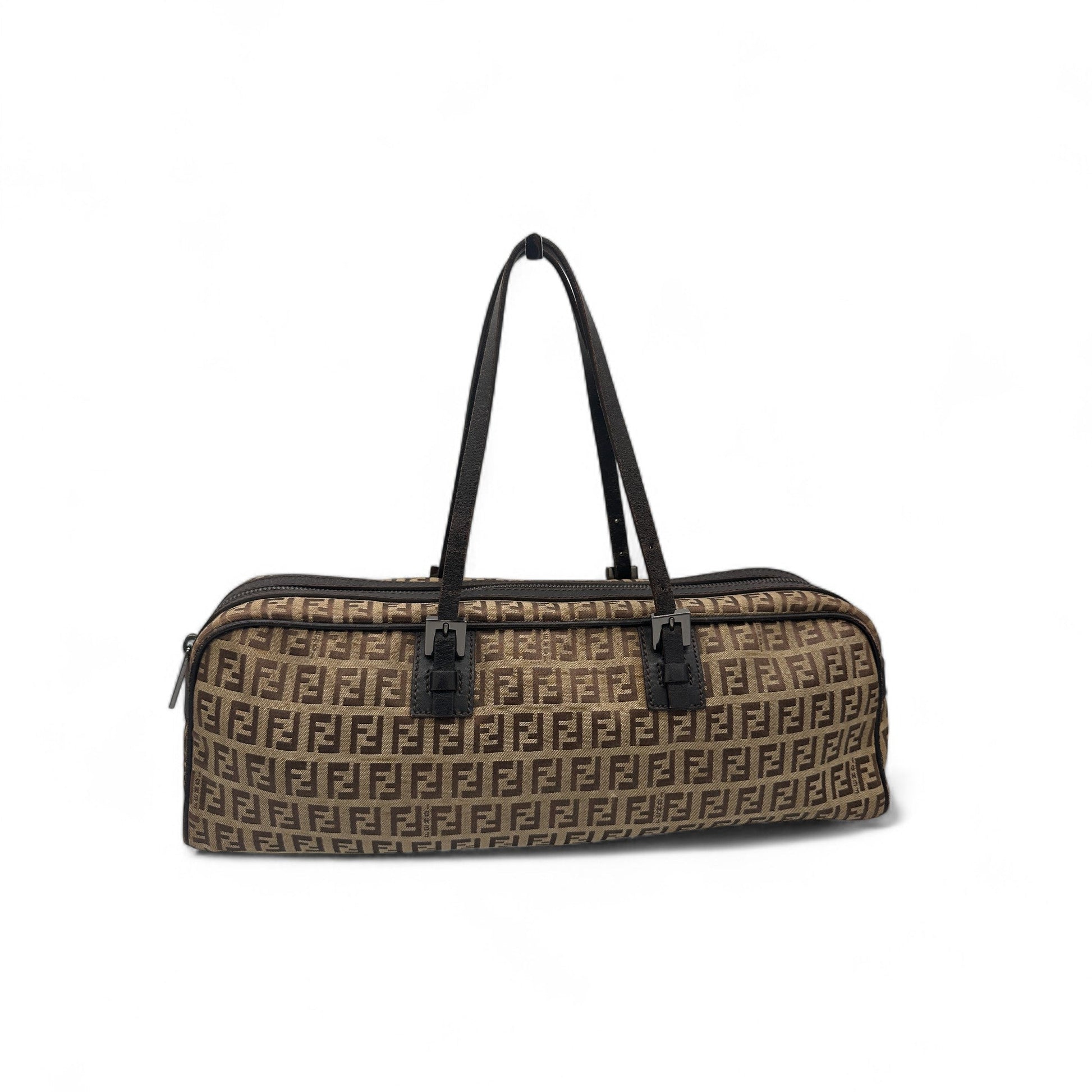 Vintage Fendi Zucca East West Boston Bag - Thanks it's Vintage