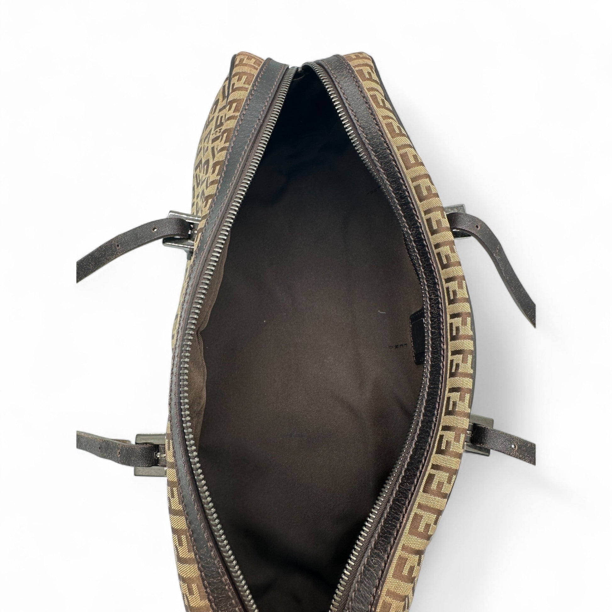 Vintage Fendi Zucca East West Boston Bag - Thanks it's Vintage