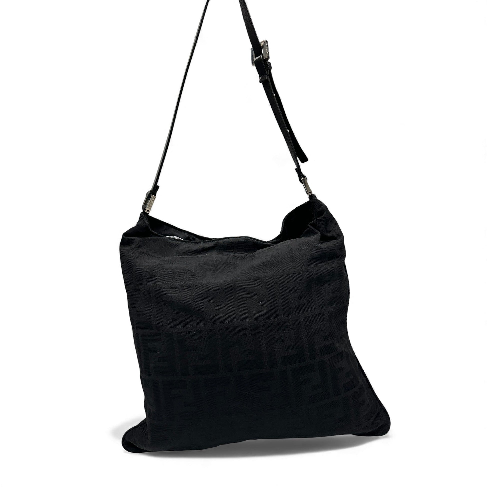 Vintage Fendi Zucca Flat Pouch Tote Shoulder Bag - Thanks it's Vintage