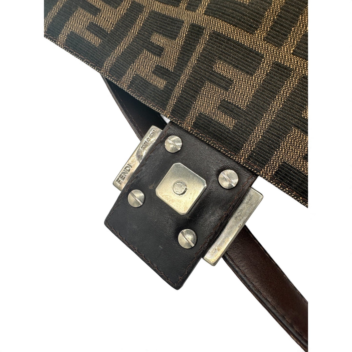 Vintage Fendi Zucca Mamma Bucket Shoulder Bag - Thanks it's Vintage