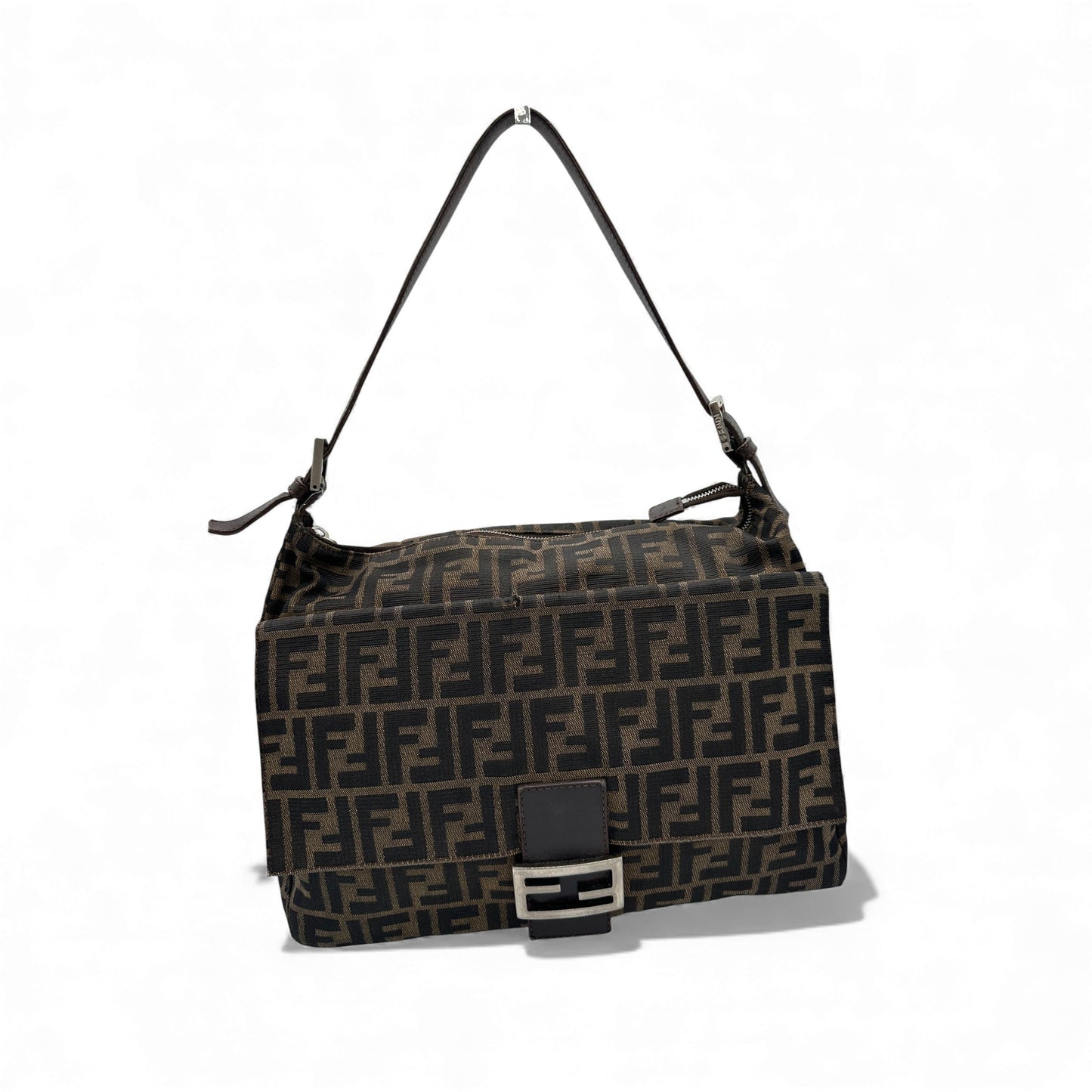 Vintage Fendi Zucca Mamma Bucket Shoulder Bag - Thanks it's Vintage