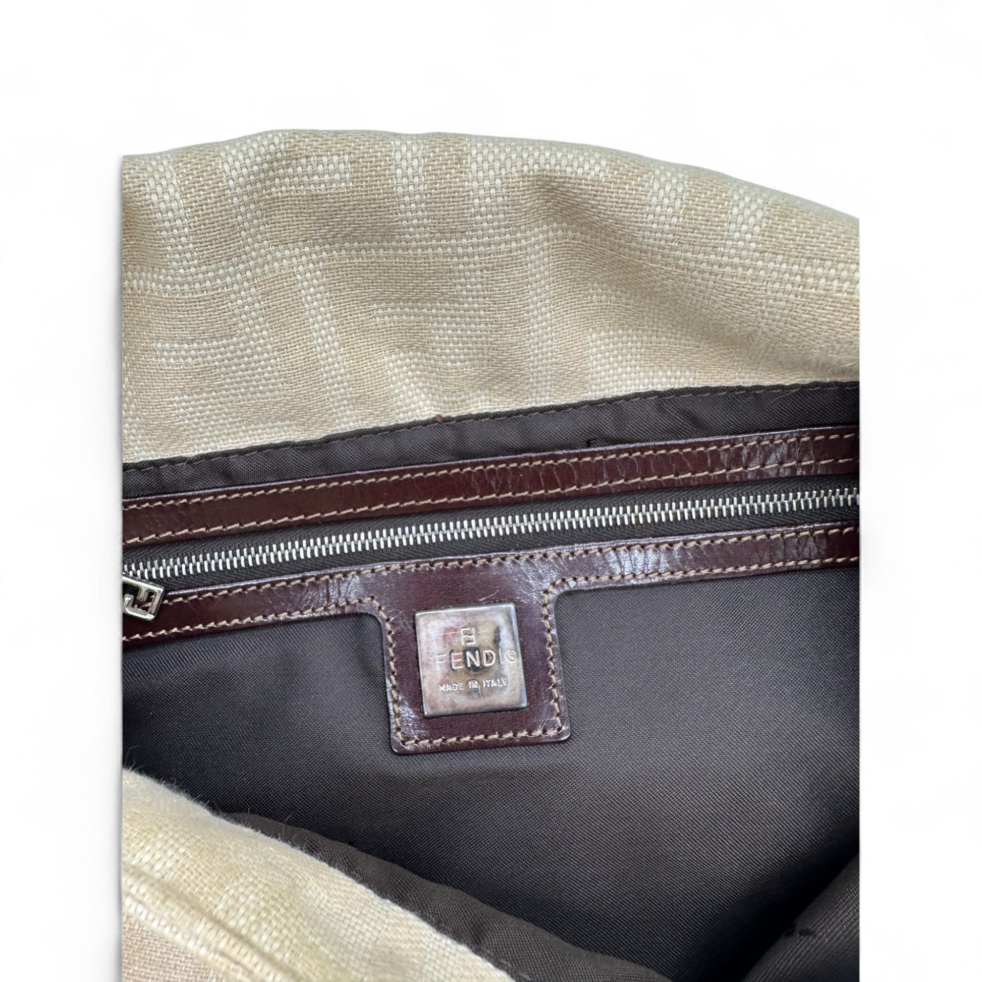 Vintage Fendi Zucca Mamma Bucket Shoulder Bag - Thanks it's Vintage