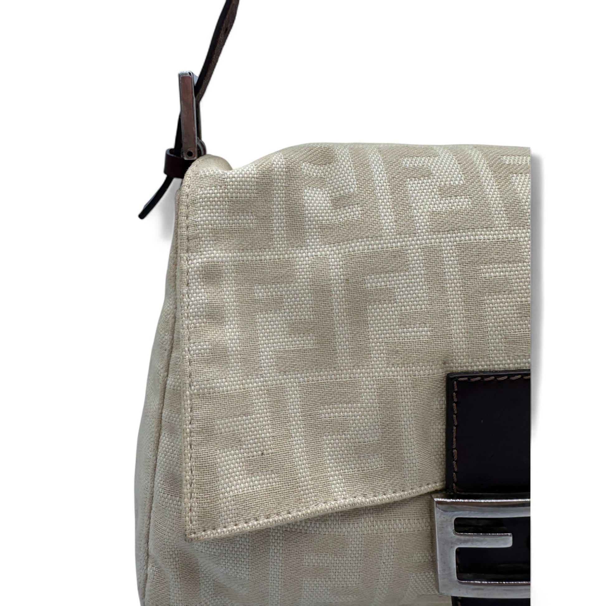 Vintage Fendi Zucca Mamma Bucket Shoulder Bag - Thanks it's Vintage