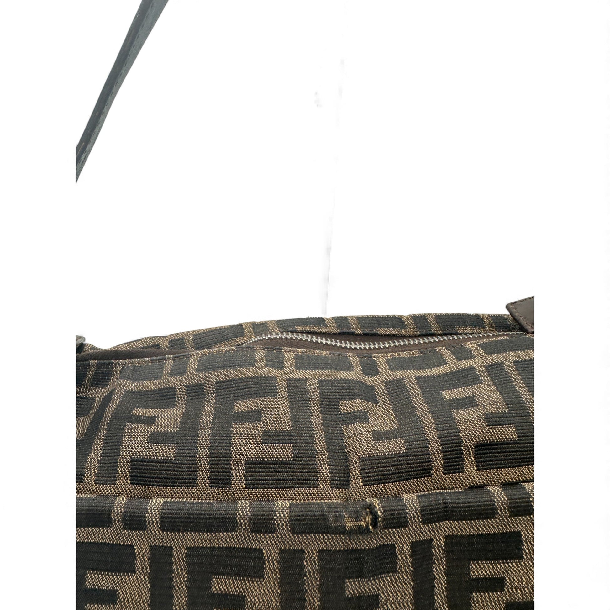 Vintage Fendi Zucca Mamma Bucket Shoulder Bag - Thanks it's Vintage