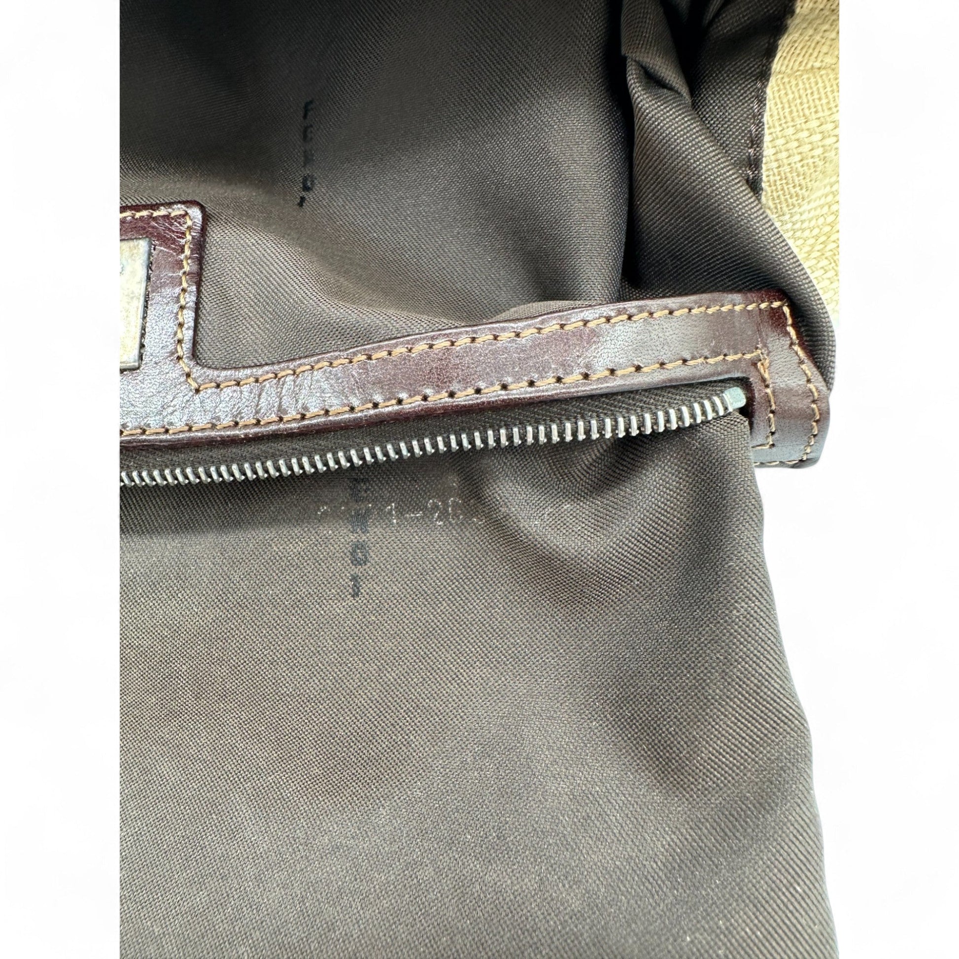 Vintage Fendi Zucca Mamma Bucket Shoulder Bag - Thanks it's Vintage