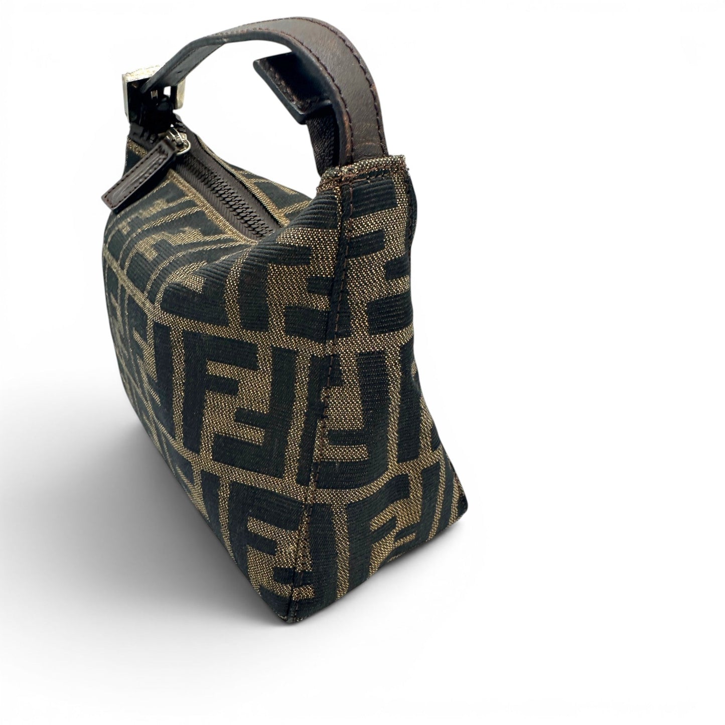 Vintage Fendi Zucca Pouch Handbag - Thanks it's Vintage